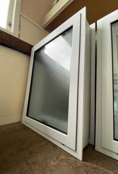 NEW Double Glazed Aluminium Window OPQ 600 x 800 Arctic White Carousel 1