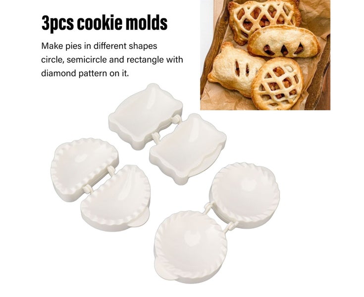 Hand Pie Press Mold for Baking Dough Presser Pocket Pie Maker for Christmas H Carousel 5