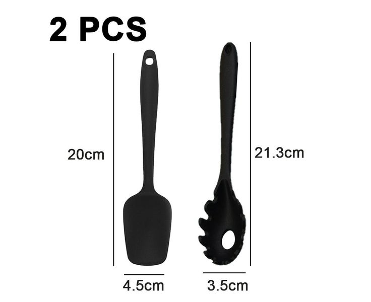 2 Pcs Cooking Utensils Set, Heat Resistant Cooking Gadget Tools , Dishwasher Carousel 2