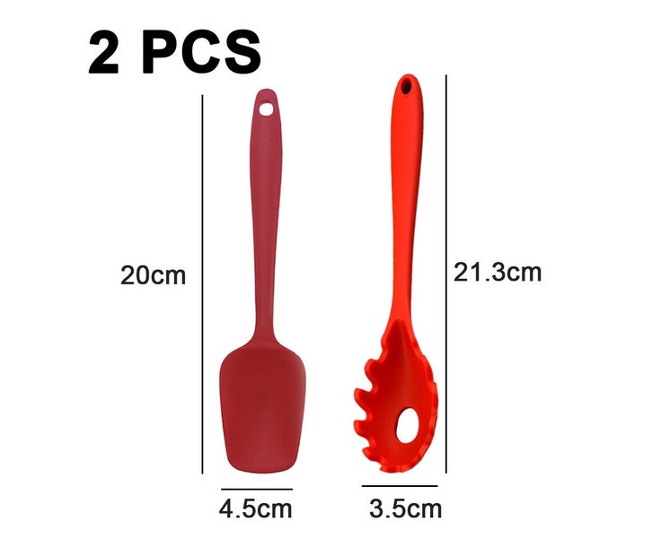 2 Pcs Cooking Utensils Set, Heat Resistant Cooking Gadget Tools , Dishwasher Carousel 2