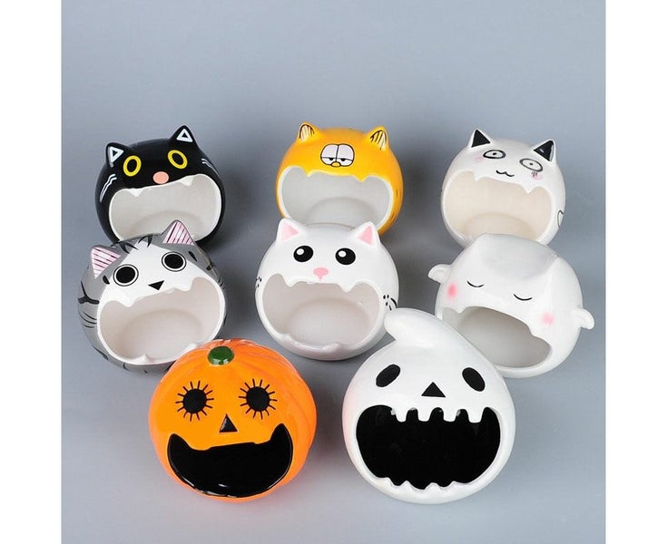 Hollypet Small Animal Ceramic House Summer Cool Hideout-YellowCat Carousel 4