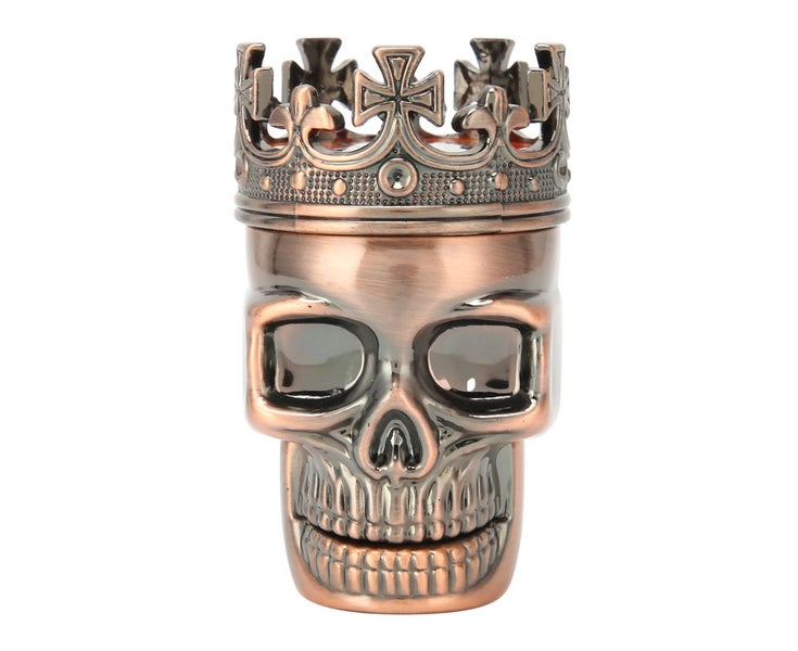 Skull Shaped Herb Grinder Smoke Grinder Manual Spice Mill Crusher Grinding To Carousel 1