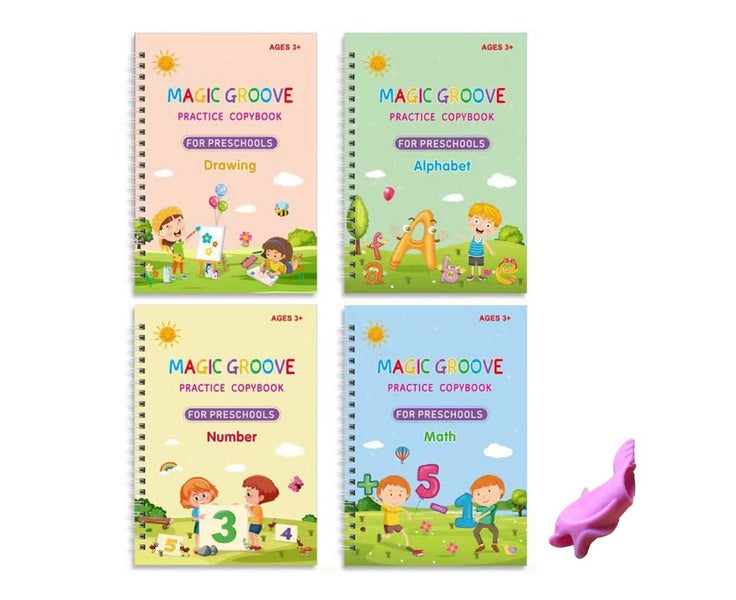 Kids Magic Handwriting Copybook Reused Groove Practice Calligraphy Carousel 2