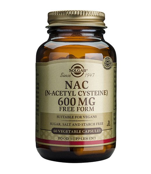 NAC (N-Acetyl Cysteine) 600mg - 60 Vege Capsules Carousel 1