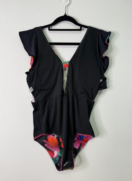 Pink/Red Parrot One Piece Swimsuit/Togs Size XL BNWT Carousel 6