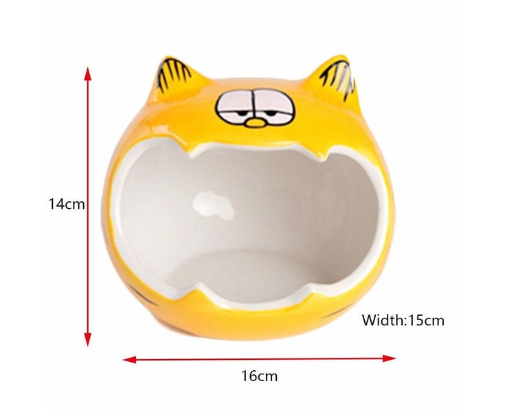 Hollypet Small Animal Ceramic House Summer Cool Hideout-YellowCat Carousel 2