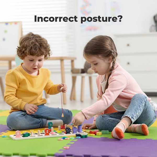 Bopeep Kids Table and Chairs Set Wooden Study Play Desk Children Activity 3Pcs Carousel 2