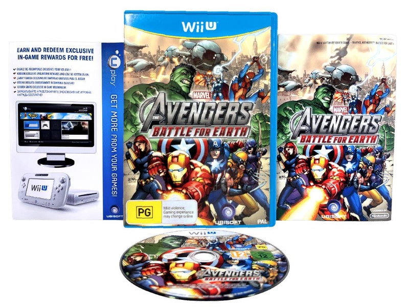 MARVEL AVENGERS Battle for Earth (Wii U) *EXCELLENT & COMPLETE* Carousel 1