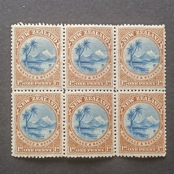 1898 1d Lake Taupo Block UHM Carousel 1