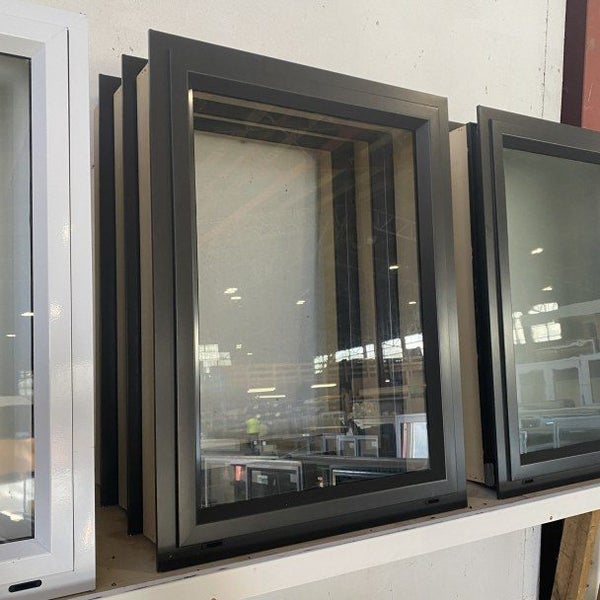 NEW Single Glazed Aluminium Window 600 x 800 Ironsand Carousel 1