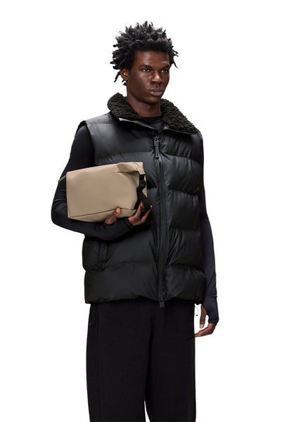 Rains Hilo Wash Bag Beige Carousel 2