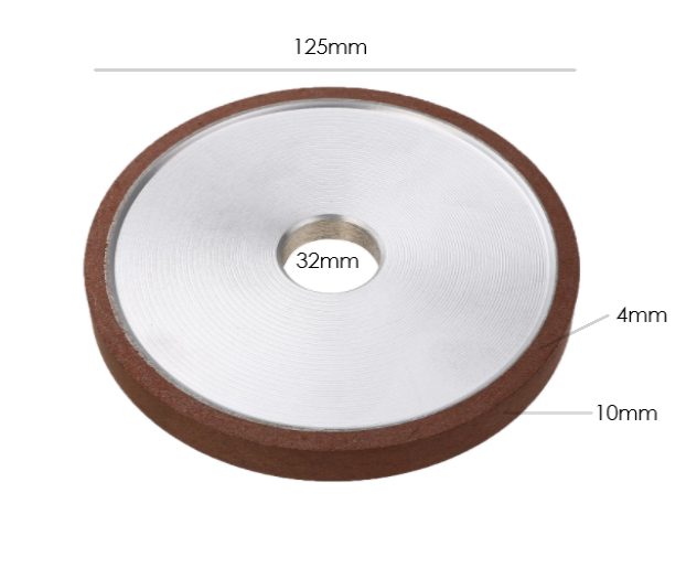 5 Inch Flat Diamond Abrasive Grinding Wheel Grinding Cup 125x10x32x4 Carousel 2
