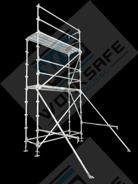Kwikstage Scaffolding 1x Starter Bay 2.4m 2 Level Carousel 1