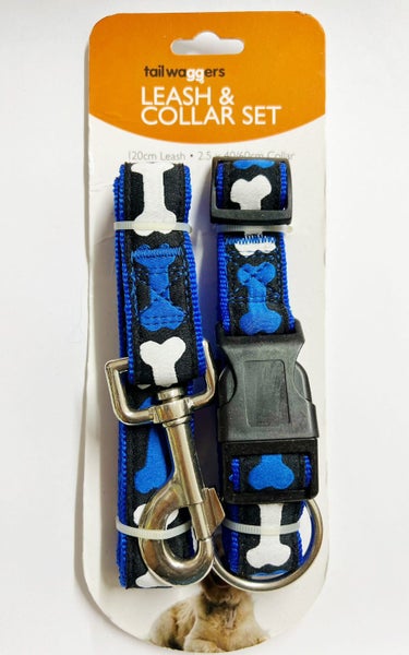 Adjustable Dog Collar & Lead Set Harness New Carousel 1