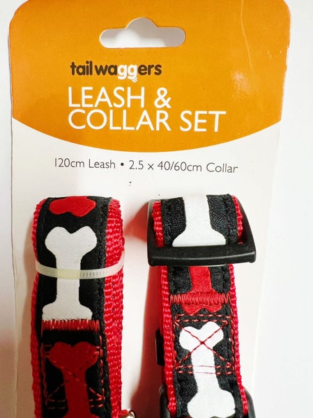 Adjustable Dog Collar & Lead Set Harness New Carousel 3