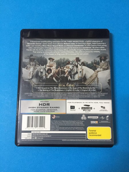 The Three Musketeers (4K Ultra HD) Carousel 2