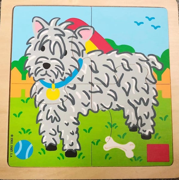 Wooden Lacing Shoe puzzle+Free Puzzle Carousel 9