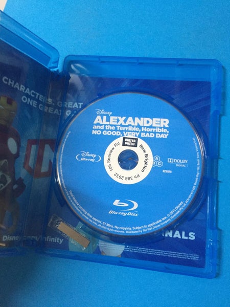 Alexander and the Terrible, Horrible, No Good, Very Bad Day (Blu-Ray)64516190038530112