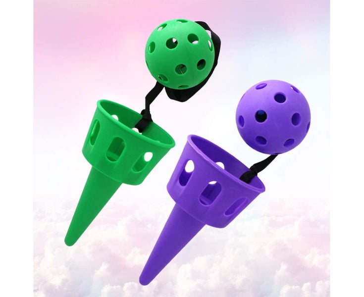 2Pcs Cup And Ball Game Mini Catch Ball Toy Ball Catching Cup Hand Eye Coordin Carousel 6