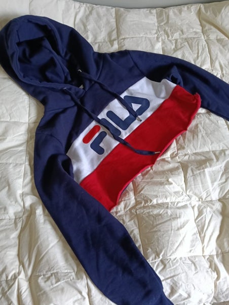 Fila crop hoody red white and blue M Carousel 1
