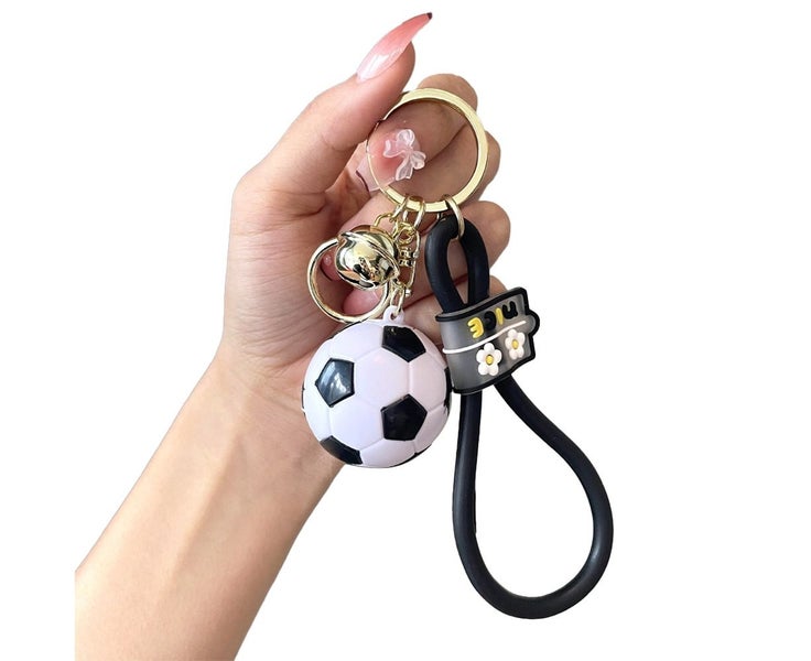 football keychain for boys team sport for kids soccer key ring for men World Carousel 1