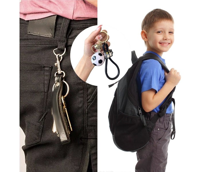 football keychain for boys team sport for kids soccer key ring for men World Carousel 4