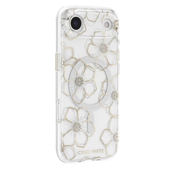 Case-Mate Floral Gems MagSafe Case for Apple iPhone Air- Gold Carousel 2