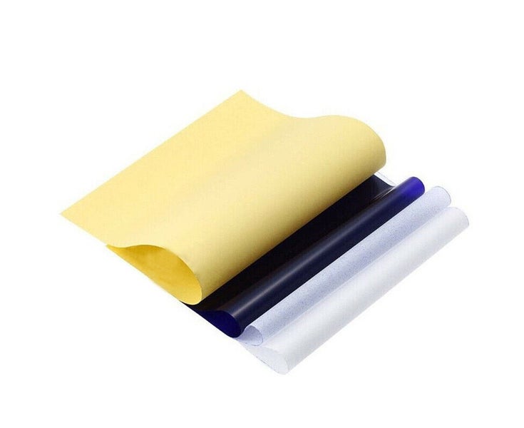 50PCS A4 Tattoo Stencil Paper Transfer Kit Spirit Thermal Carbon Tracing Copi