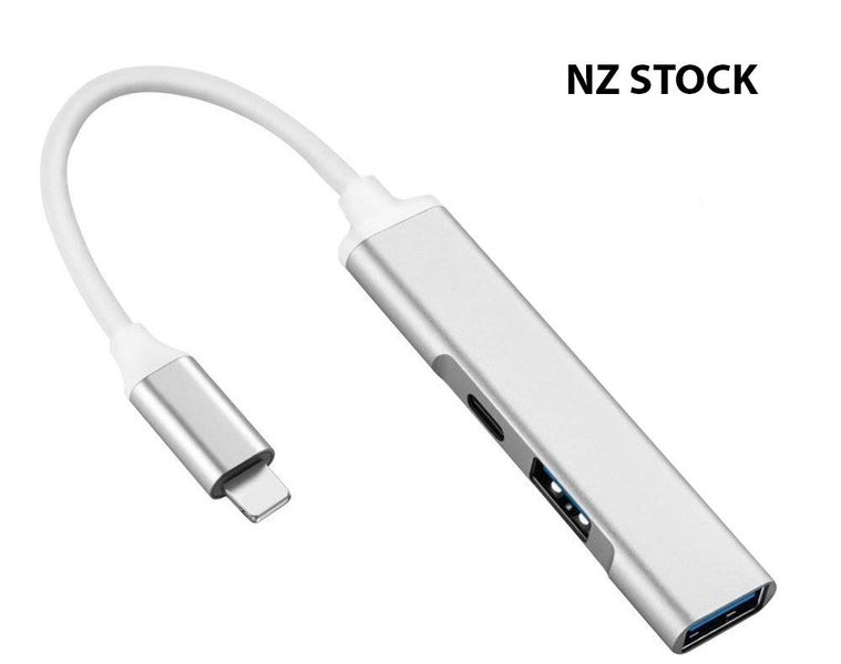 Lightning To USB 3 Port OTG adapter (Auckland Clearance) Carousel 1