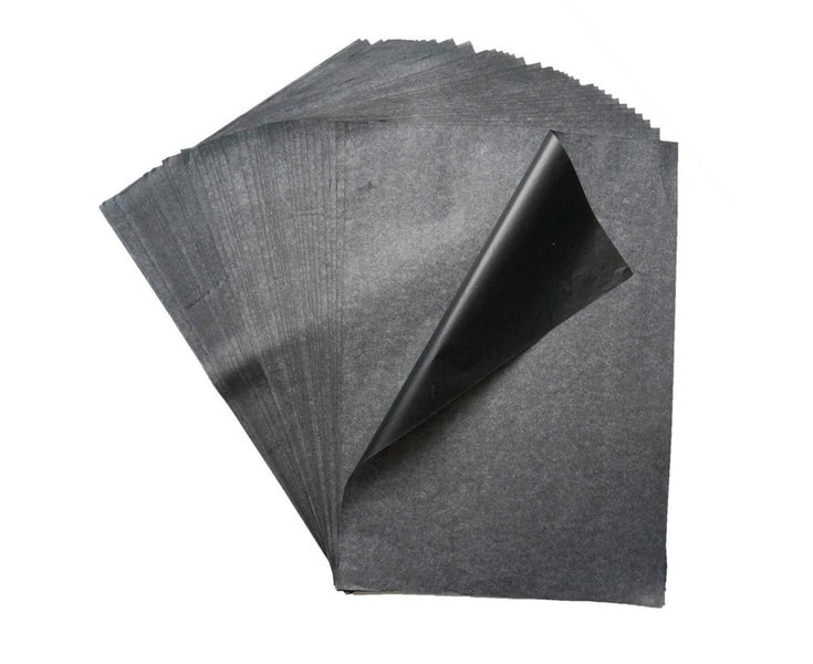 100 Sheets Carbon Transfer Paper Clear Reusable Erasable Anti-fade Copier Ste Carousel 1