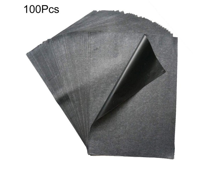 100 Sheets Carbon Transfer Paper Clear Reusable Erasable Anti-fade Copier Ste Carousel 2