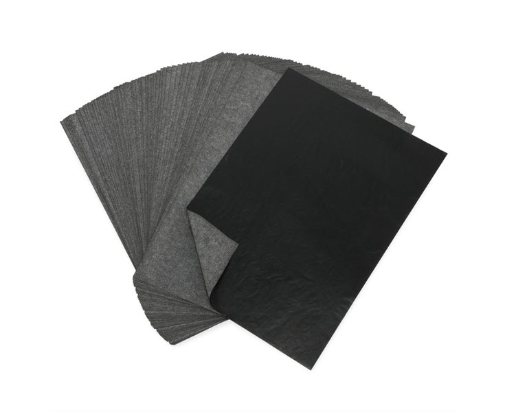 100 Sheets Carbon Transfer Paper Clear Reusable Erasable Anti-fade Copier Ste Carousel 9