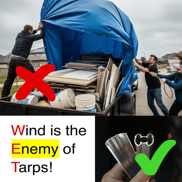 Stop Tarps Flapping! – Add a Secure Rigid Edge Carousel 1