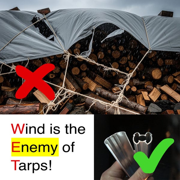 Stop Tarps Flapping! – Add a Secure Rigid Edge Carousel 2