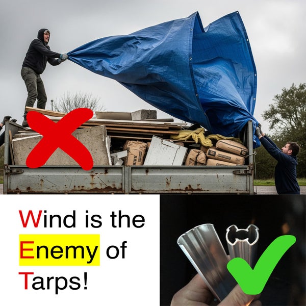 Stop Tarps Flapping! – Add a Secure Rigid Edge Carousel 1