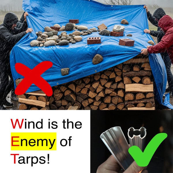 Stop Tarps Flapping! – Add a Secure Rigid Edge Carousel 1