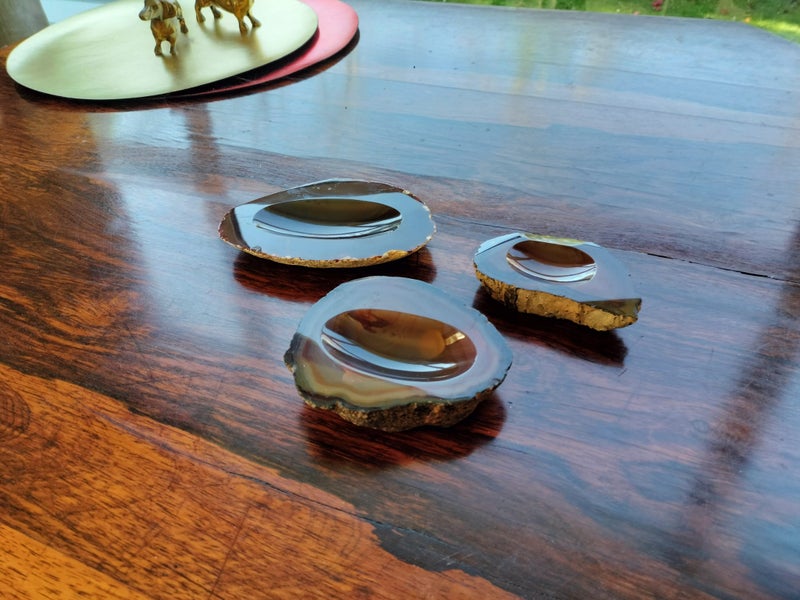 Three Polished Geodes Carousel 2