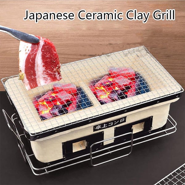 Japanese Ceramic Hibachi Charcoal Table Grill - (NZ Clearance) Carousel 2