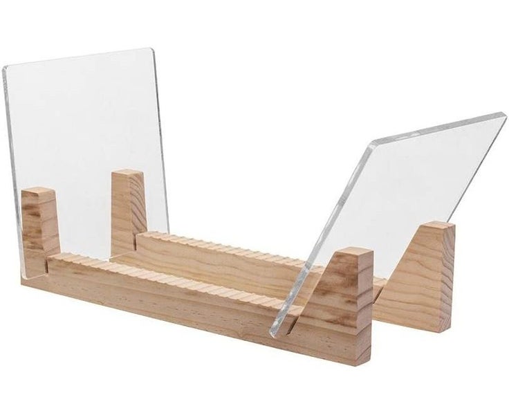 Vinyl Record Storage Rack - Stacks up to 50 Albums, 7-inch or 12-inch LP Reco Carousel 1