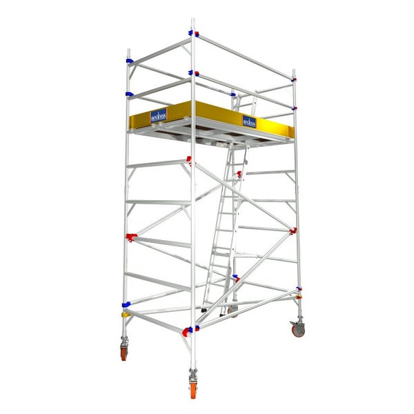 Dynaton Aluminium Mobile Scaffold - 1.3m x 2.5m x 3.0m high Carousel 1