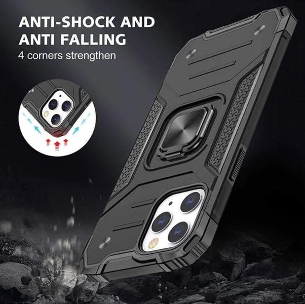 Green Shockproof Ring Case Stand Cover for iPhone 12Pro Carousel 2