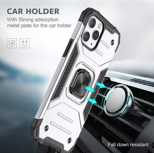 Green Shockproof Ring Case Stand Cover for iPhone X Carousel 4