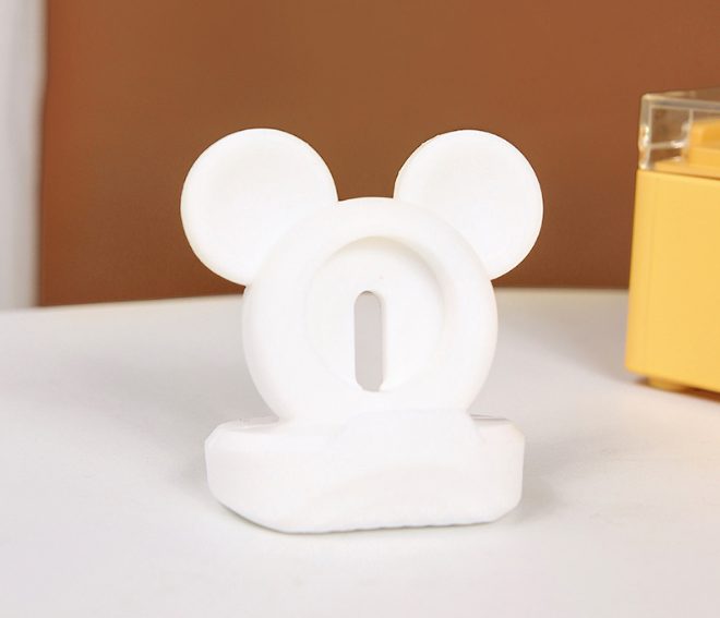 iWatch Charger Holder Stand Silicone White Color Carousel 1