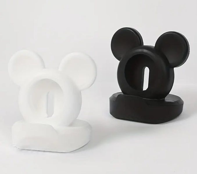 iWatch Charger Holder Stand Silicone White Color Carousel 2