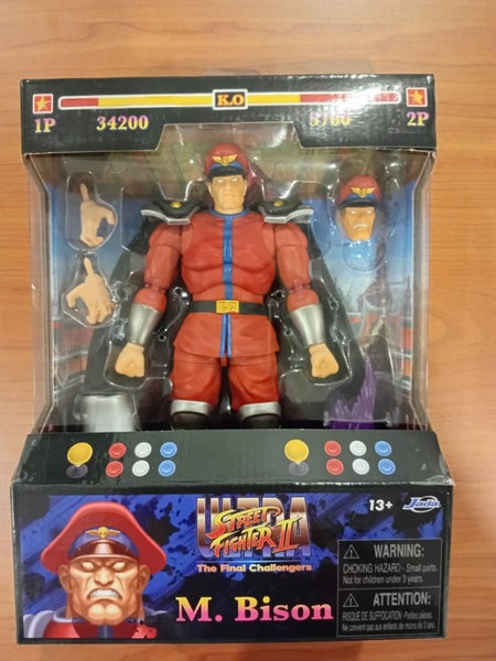 Street fighter 2 M. Bison figure jada toys Capcom gaming Carousel 1