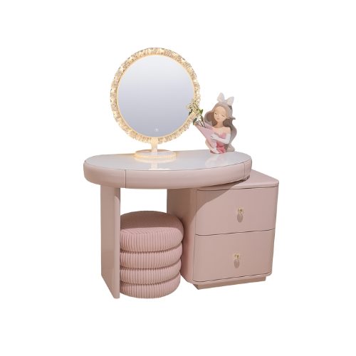 Mekozondu Dressing Table,Pink Carousel 2