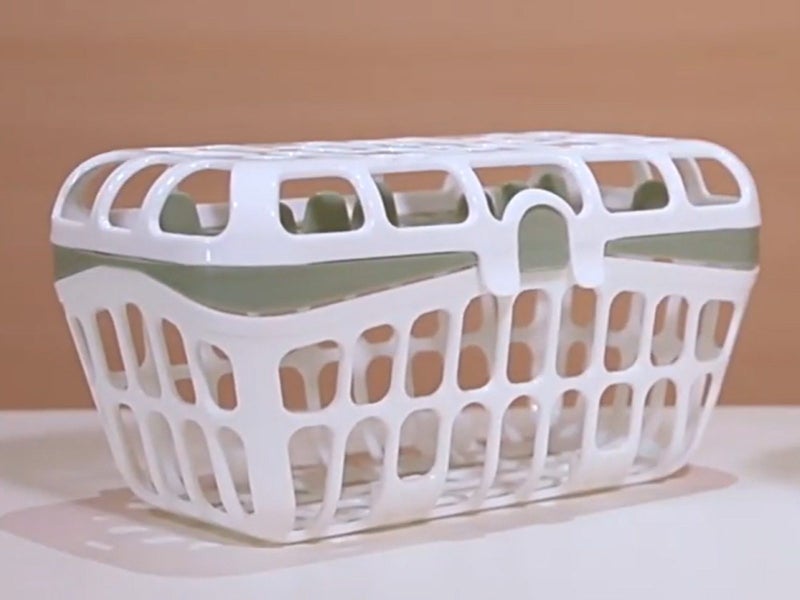 2 X Portable Dishwasher Basket Drain Basket for Milk Bottle Carousel 2
