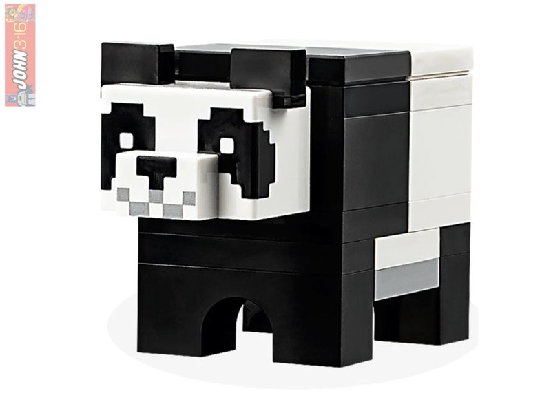 AWESOME GENUINE LEGO MINECRAFT MINIFIGURE - ADULT PANDA - SO CUTE!! Carousel 1