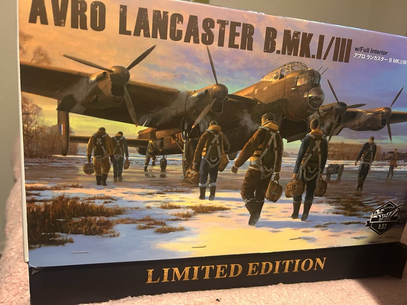 Border Models limited edition 1/32 Avro Lancaster with extras!63939963979137111