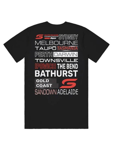 Supercars Lifestlye Unisex 2025 Tour Tee Carousel 2